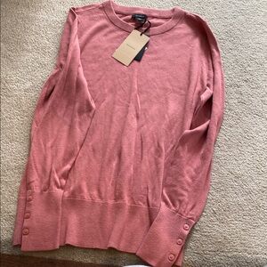Pink Crew Neck Sweater
